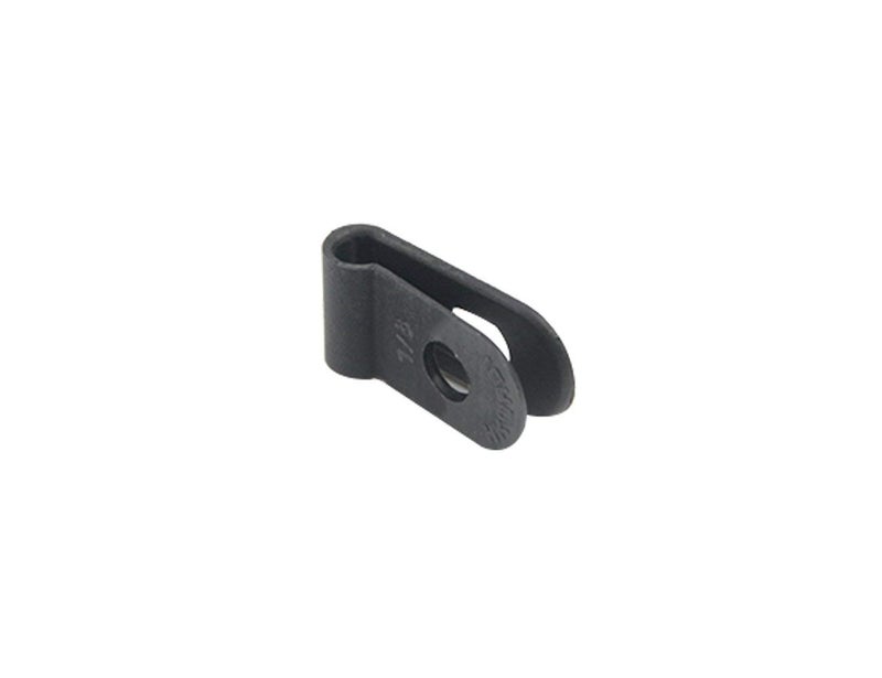 TOVOT 200 PCS 1/8" Nylon Cable Clips Assortment R-Type Cable Clip Kit Black Plastic Wire Clamps Fasteners for Wire Mounting - Image 2